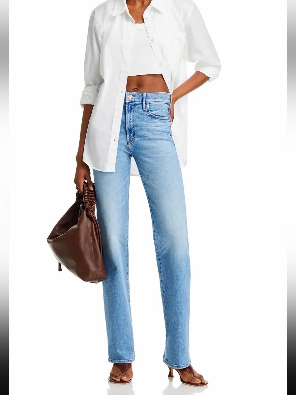 Mother The Kick It Straight Leg Jeans